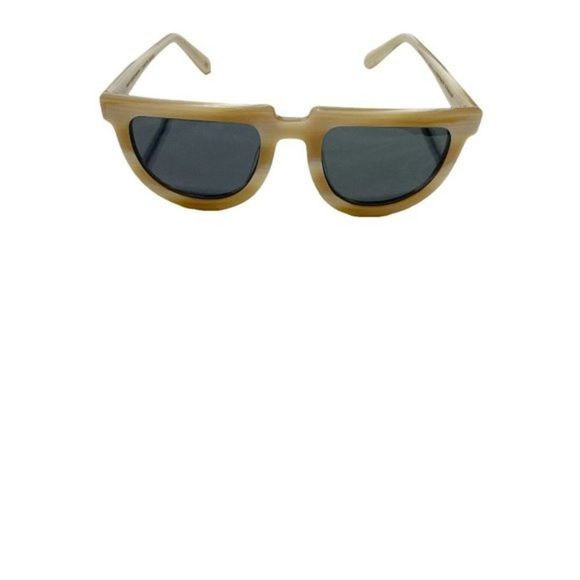 NEW Han Kjobenhavn Hauss Flat Top Sunglasses Bone - Picture 3 of 8